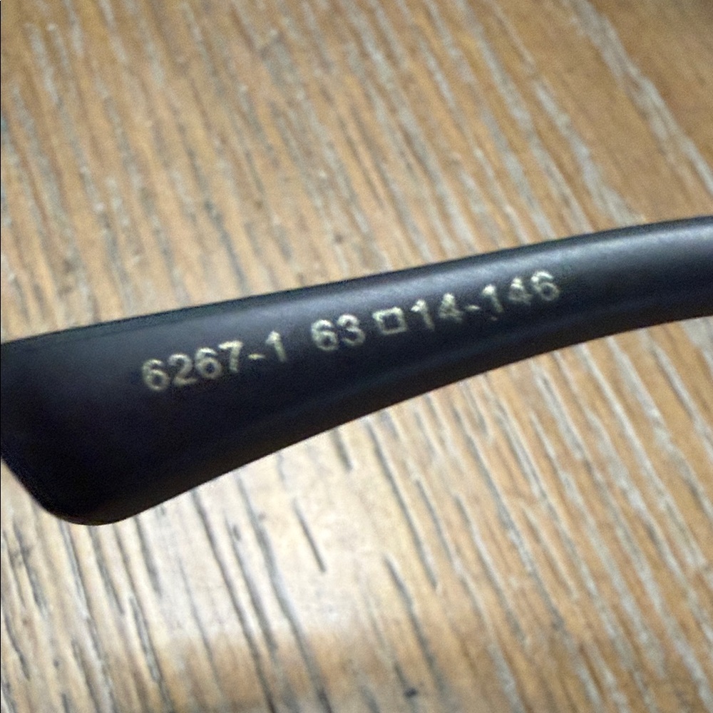 Chanel Black & Silver Square Sunglasses with CC Logo - Picture 7 of 8